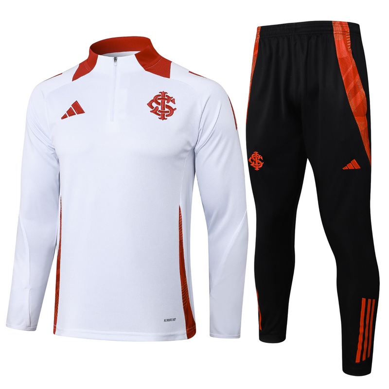 Conjunto Agasalho Treino Internacional 25/26 - Branco